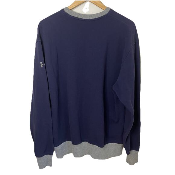 Under Armour Blue/Gray Border Roger Williams Long Sleeve Heavy Cotton Shirt XL - Picture 2 of 13